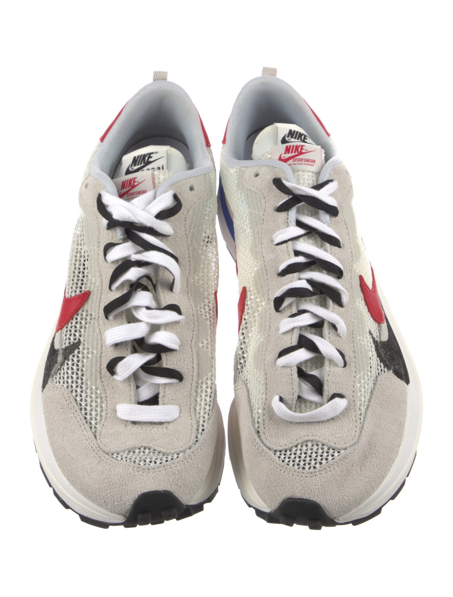 Sacai x Nike Mesh Printed Athletic Sneakers